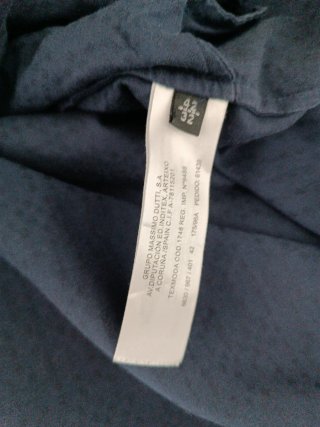 Vestido Massimo Dutti azul marino