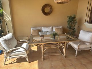 Conjunto Comedor Bambú Auténtico