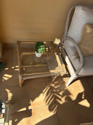 Conjunto Comedor Bambú Auténtico