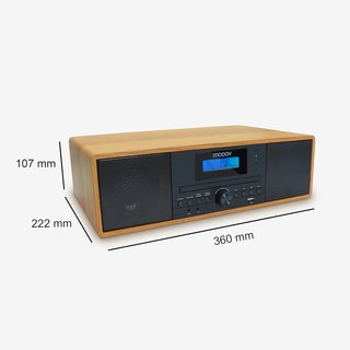 Mooov microcadena hifi bluetooth radio cd