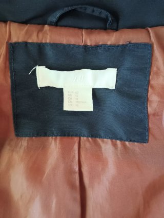 Chaqueta acolchada mujer azul
