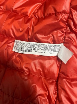 Plumífero Zara Mujer Talla M