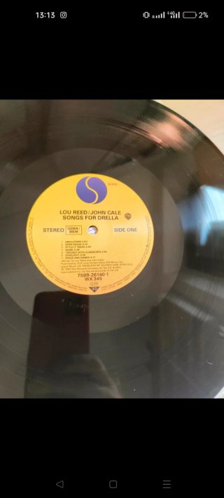LP Lou Reed John Cale - Songs for Drella 1990
