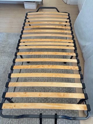 Cama Plegable Metálica y Madera
