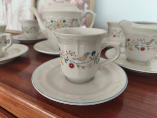 Juego de café de porcelana