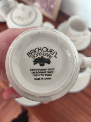 Juego de café de porcelana