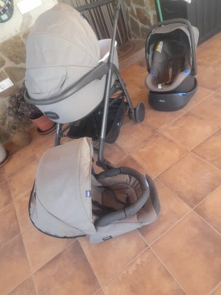 Carro de bebé 3 piezas: capazo, silleta, maxicoxi