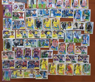 Lote de cromos y cartas de fútbol liga ESTE