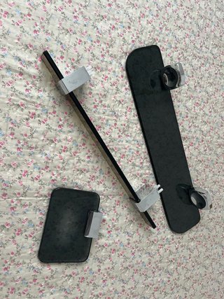 Conjunto baño: toallero, balda y jabonero