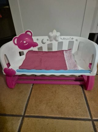 Cuna Nenuco Rosa y Blanca