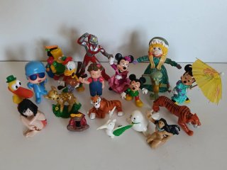 Lote figuras goma PVC
