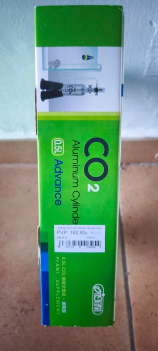 Kit CO2 Acuario Cilindro Aluminio 0.5L
