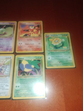 Carte Pokemon: Magby, Oddish, Skiploom, etc.