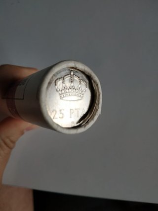 Taco 40 monedas 25 ptas 1984