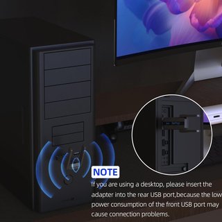 Adaptador WiFi USB 3.0 doble banda alta ganancia
