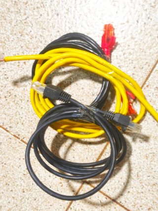 3 Cables de Red Ethernet 1m
