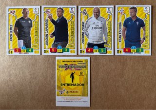 4 Entrenadores Adrenalyn XL 18/19 Nuevos