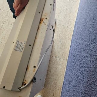 Lote espejo y 3 lámparas