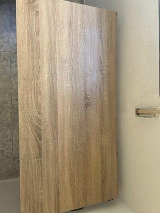 Escritorio madera y metal