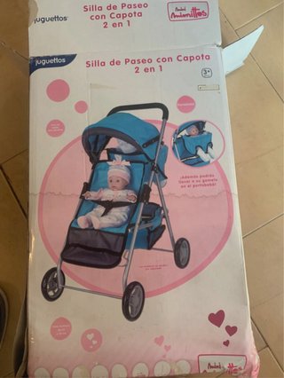 Silla de paseo 2 en 1 con capota