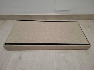 Banco de almacenamiento plegable beige