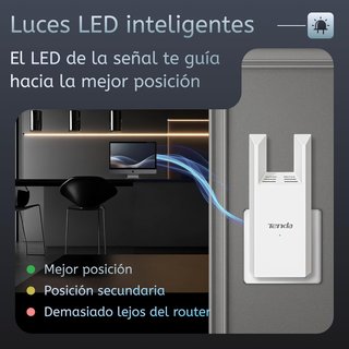 Tenda repetidor WiFi doble banda cobertura