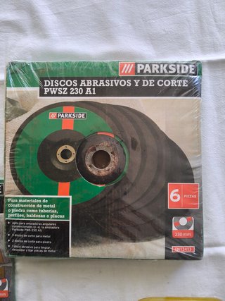 Lote Discos Corte Parkside y Bellota 230mm