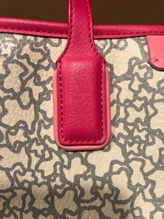 Bolso Tote Tous Gris y Fucsia