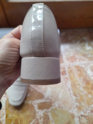 Mocassini donna Francesco Milano vera pelle beige