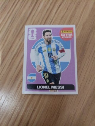 Cromo Mundial 2026 Leo Messi Extra Sticker