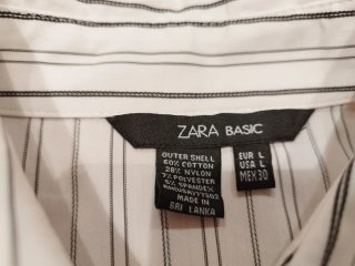 Blusa a rayas de Zara