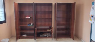 Mueble de oficina madera marrón muy bien estado