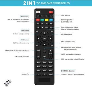 Decodificador TV digital TNT Full HD