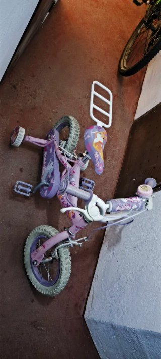 Bicicleta infantil rosa