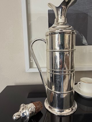 Brocca thermos vintage silver plate