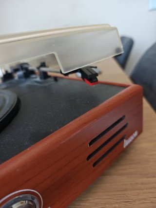 Tocadiscos Vinilo Lauzon (Tapa Rota)