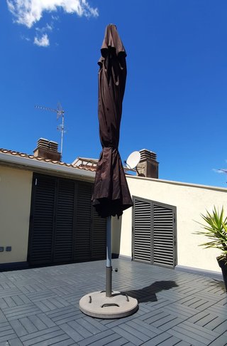 Parasol IKEA KARLSO 4m + Base LOKO