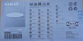 Parasol IKEA KARLSO 4m + Base LOKO