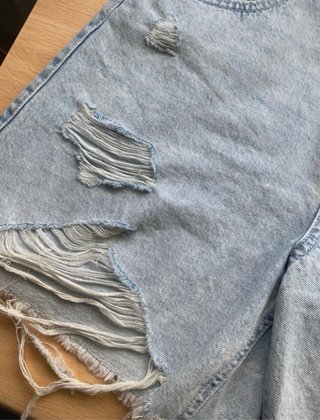 Bermudas vaqueras rotas mujer