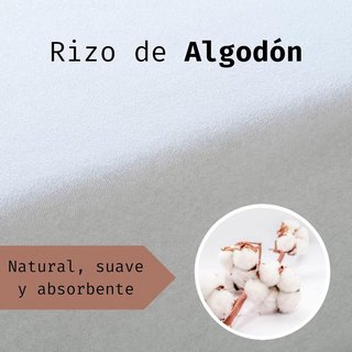 Funda colchón algodón ajustable absorbente