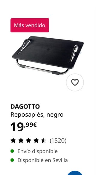 Reposapiés oficina Dagotto