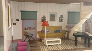 Casa de muñecas de madera