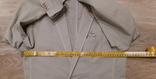 Blazer MARKUP cotone beige Made in Italy tg 44