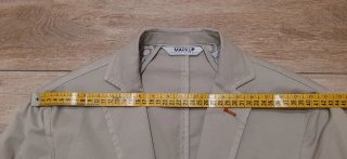 Blazer MARKUP cotone beige Made in Italy tg 44