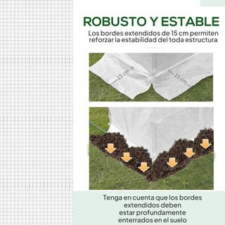Lona de Repuesto para Invernadero Túnel 6 m²