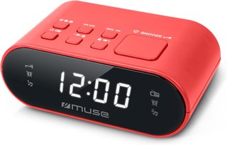 Muse radio despertador digital led dimable