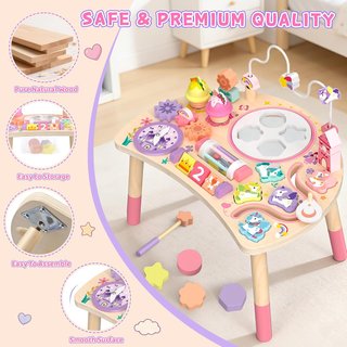 Tavolo Multiattivita Bambini Busy Board Montessori