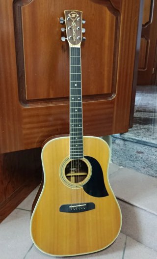 Guitarra Acústica Vintage M. Suzuki W350