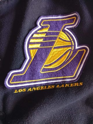 XL Chaqueta Los Angeles Lakers Negra y Blanca