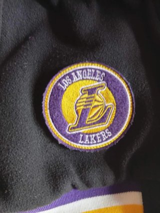 XL Chaqueta Los Angeles Lakers Negra y Blanca